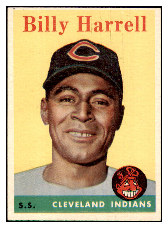 1958 Topps Baseball #443 Billy Harrell Indians EX 434529