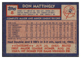 1984 Topps Baseball #008 Don Mattingly Yankees NR-MT 434543