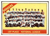 1966 Topps Baseball #238 Los Angeles Dodgers Team VG 434554