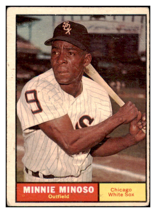 1961 Topps Baseball #380 Minnie Minoso White Sox VG 434556