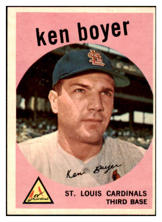 1959 Topps Baseball #325 Ken Boyer Cardinals EX-MT 434598