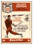 1959 Topps Baseball #553 Orlando Cepeda A.S. Giants EX+/EX-MT 434605