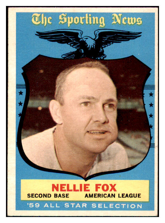 1959 Topps Baseball #556 Nellie Fox A.S. White Sox EX-MT 434607