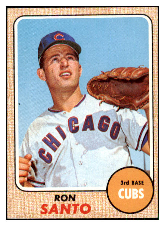 1968 Topps Baseball #235 Ron Santo Cubs NR-MT 434621