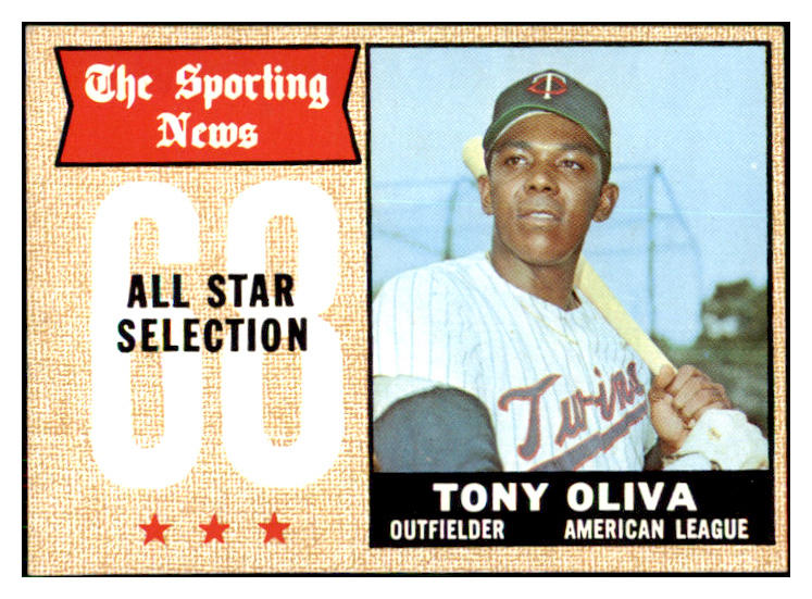 1968 Topps Baseball #371 Tony Oliva A.S. Twins NR-MT 434624