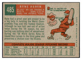 1959 Topps Baseball #485 Ryne Duren Yankees NR-MT 434669
