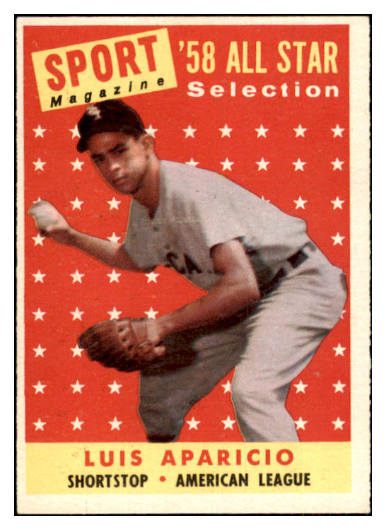1958 Topps Baseball #483 Luis Aparicio A.S. White Sox NR-MT 434676