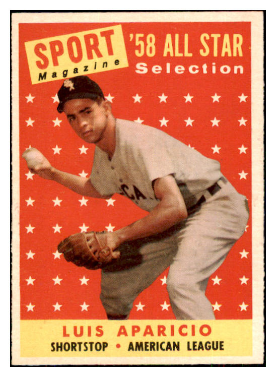 1958 Topps Baseball #483 Luis Aparicio A.S. White Sox NR-MT 434677