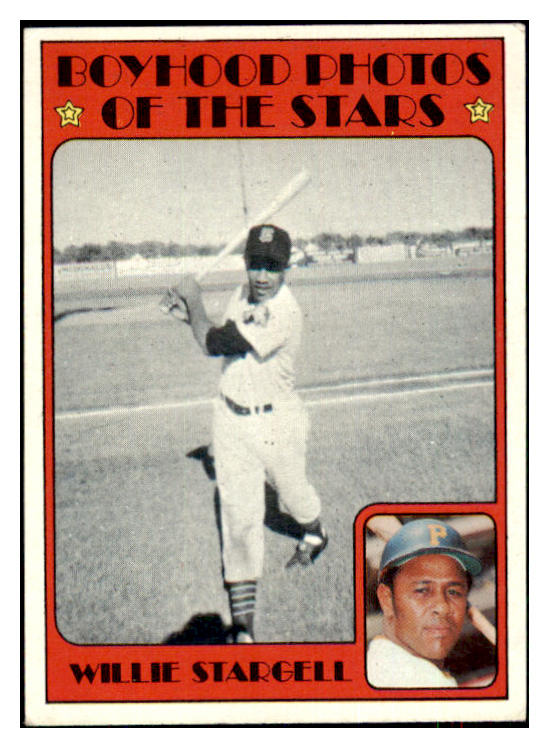 1972 Topps Baseball #343 Willie Stargell KP Pirates EX 434682
