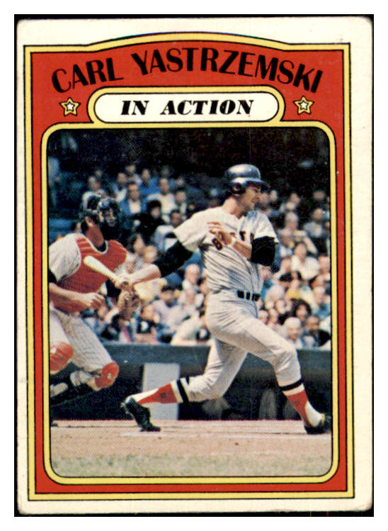 1972 Topps Baseball #038 Carl Yastrzemski IA Red Sox VG-EX 434688