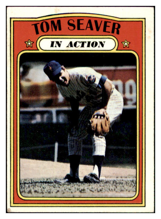 1972 Topps Baseball #446 Tom Seaver IA Mets VG-EX 434691