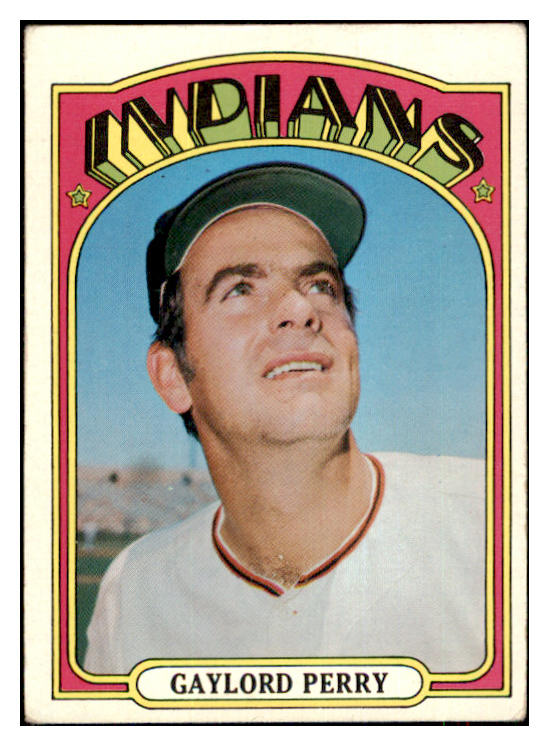 1972 Topps Baseball #285 Gaylord Perry Indians VG-EX 434697