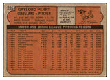 1972 Topps Baseball #285 Gaylord Perry Indians VG-EX 434697