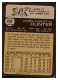 1973 Topps Baseball #235 Catfish Hunter A's VG-EX 434706
