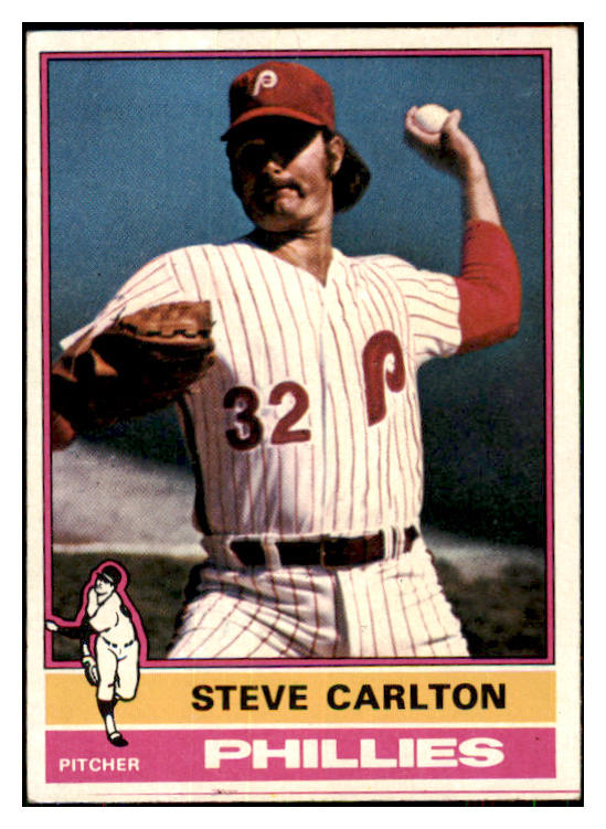 1976 Topps Baseball #355 Steve Carlton Phillies VG-EX 434708