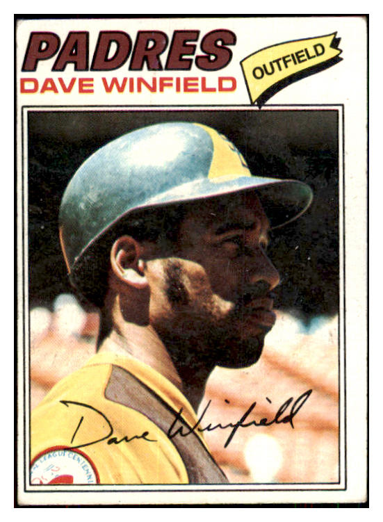 1977 Topps Baseball #390 Dave Winfield Padres EX 434726