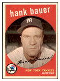 1959 Topps Baseball #240 Hank Bauer Yankees EX 434737