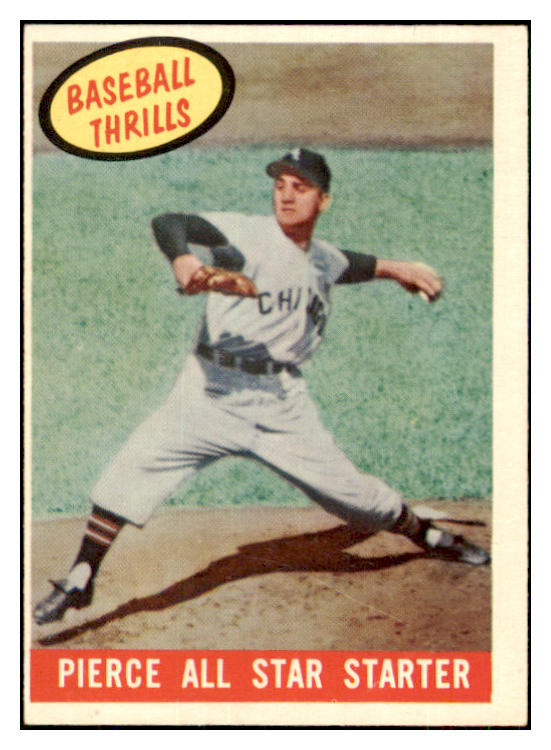 1959 Topps Baseball #466 Billy Pierce IA White Sox EX 434764