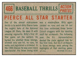 1959 Topps Baseball #466 Billy Pierce IA White Sox EX 434764