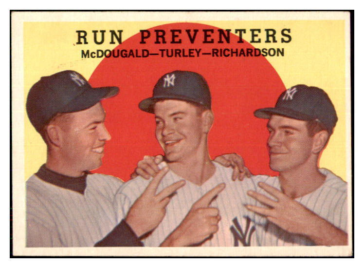 1959 Topps Baseball #237 Bobby Richardson Gil McDougald EX 434765