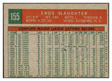 1959 Topps Baseball #155 Enos Slaughter Yankees EX 434767