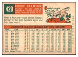 1959 Topps Baseball #429 Bobby Thomson Cubs EX-MT 434773