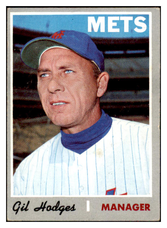 1970 Topps Baseball #394 Gil Hodges Mets EX 434819