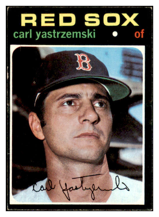 1971 Topps Baseball #530 Carl Yastrzemski Red Sox VG-EX 434823