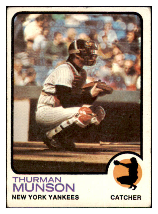 1973 Topps Baseball #142 Thurman Munson Yankees VG-EX 434833