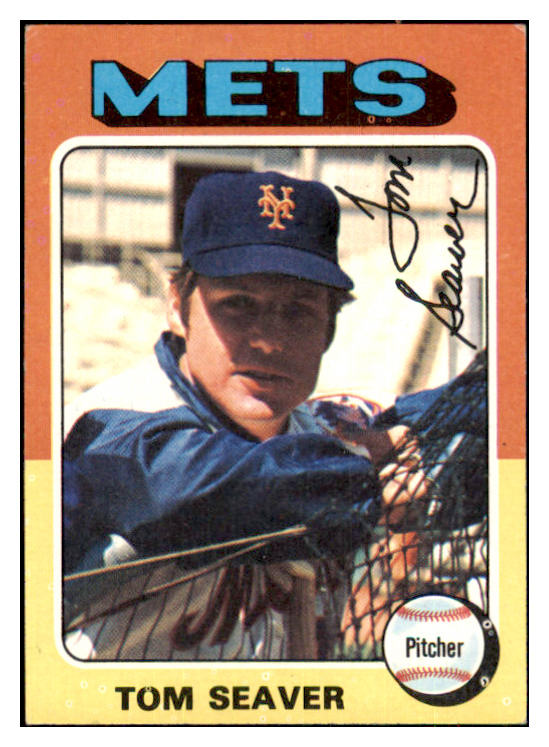 1975 Topps Baseball #370 Tom Seaver Mets EX 434837
