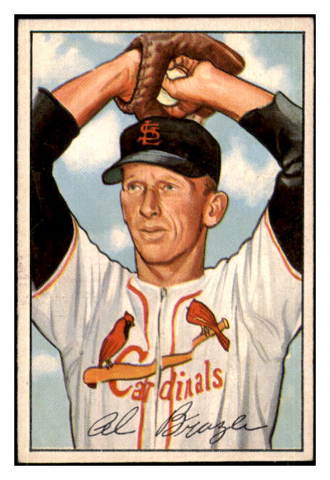1952 Bowman Baseball #134 Al Brazle Cardinals EX-MT 434894