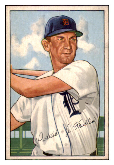 1952 Bowman Baseball #183 Pat Mullin Tigers EX-MT 434903