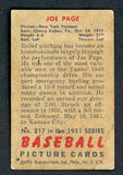 1951 Bowman Baseball #217 Joe Page Yankees FR-GD 434916