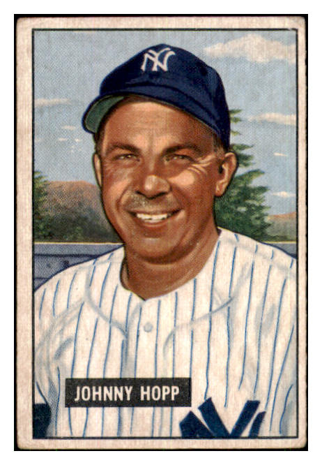 1951 Bowman Baseball #146 Johnny Hopp Yankees VG-EX 434926