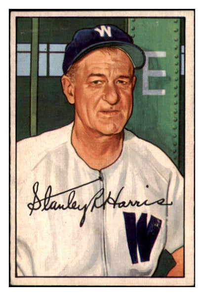1952 Bowman Baseball #158 Bucky Harris Senators EX-MT 434969