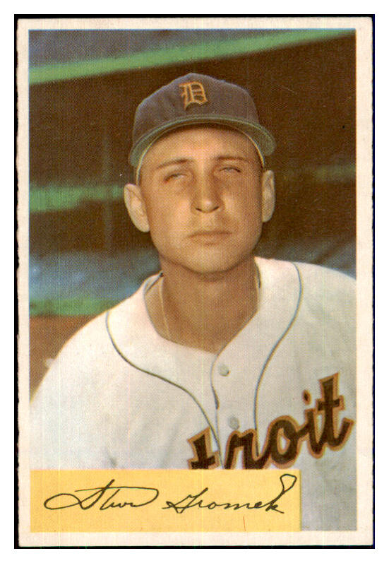 1954 Bowman Baseball #199 Steve Gromek Tigers EX-MT 434973