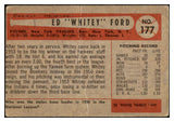1954 Bowman Baseball #177 Whitey Ford Yankees Fair 434988