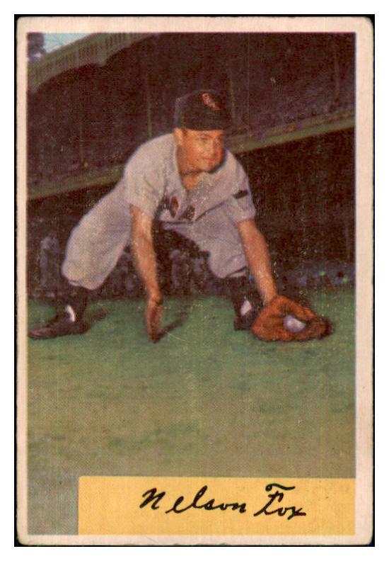 1954 Bowman Baseball #006 Nellie Fox White Sox VG-EX 434993