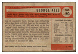 1954 Bowman Baseball #050 George Kell Red Sox VG 434995