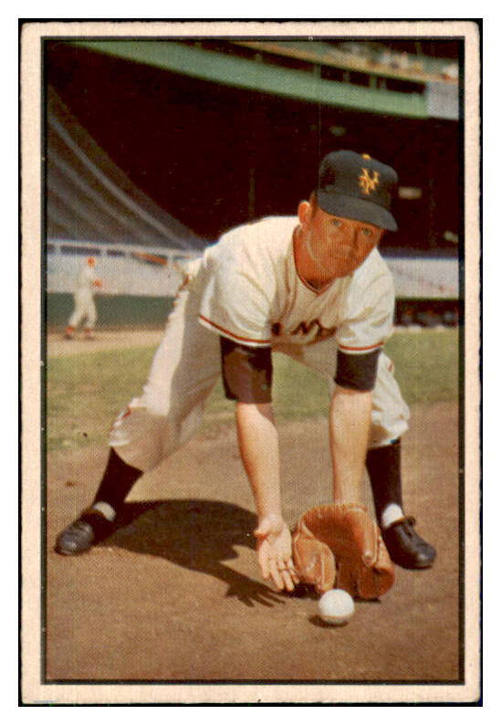 1953 Bowman Color Baseball #001 Davey Williams Giants EX 435004