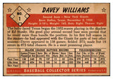 1953 Bowman Color Baseball #001 Davey Williams Giants EX 435004
