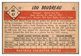 1953 Bowman Color Baseball #057 Lou Boudreau Red Sox EX 435008