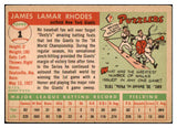 1955 Topps Baseball #001 Dusty Rhodes Giants VG-EX 435016