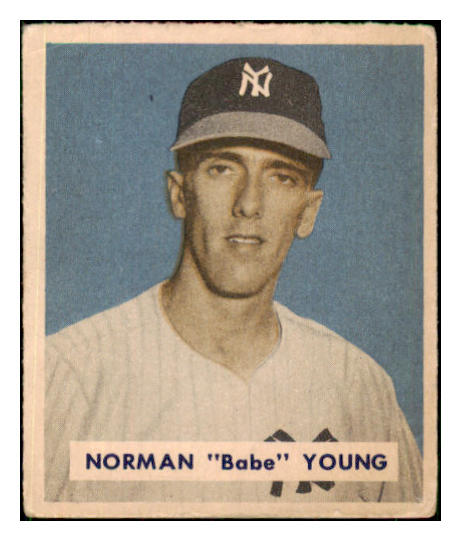 1949 Bowman Baseball #240 Babe Young Yankees VG-EX 435062