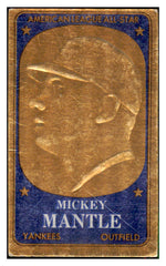 1965 Topps Baseball Embossed #011 Mickey Mantle Yankees VG-EX 435156