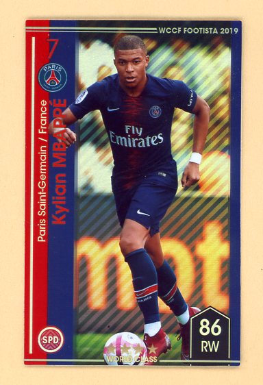 2018 Panini #F19 Kylian Mbappe PSG 435379