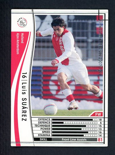 2007 Panini #192 Luis Suarez Ajax 435410