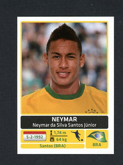 2011 Panini Stickers #133 Neymar Jr. Brazil 435420