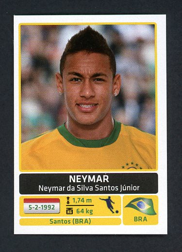 2011 Panini Stickers #133 Neymar Jr. Brazil 435421