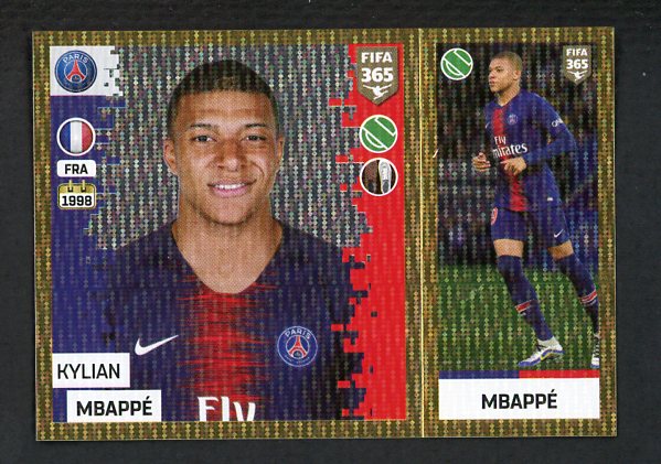 2018 Panini Stickers #157 Kylian Mbappe PSG 435445